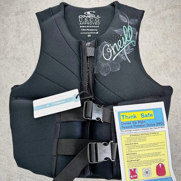 NWT! BRAND NEW O'Neill Women's Siren USCG Life Vest Size 10 - Picture 1 of 2